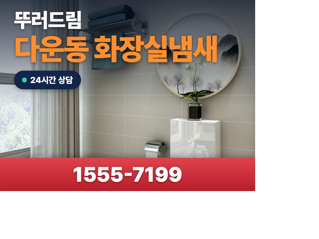 다운동 화장실냄새 현장