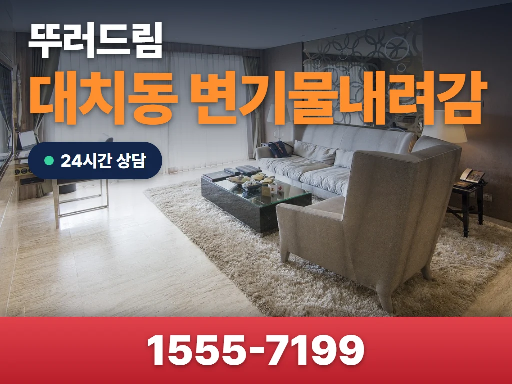 대치동 변기물내려감 현장
