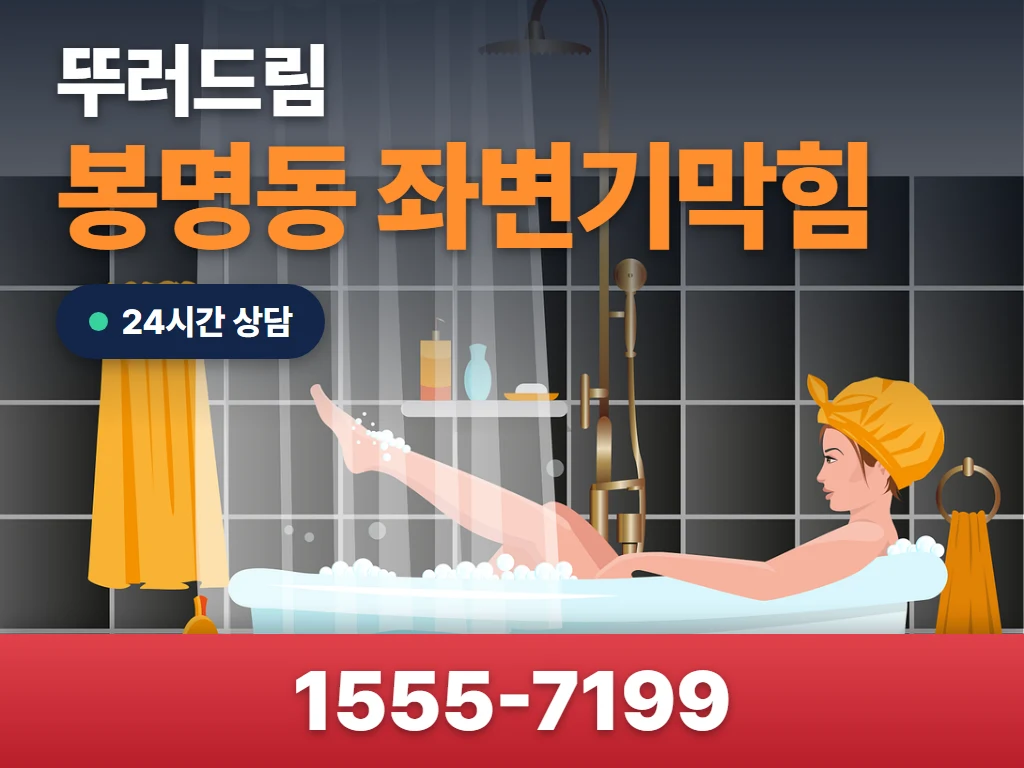 봉명동 좌변기막힘 현장