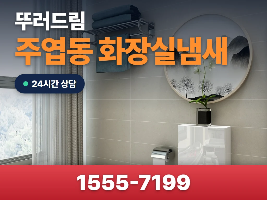 주엽동 화장실냄새 현장